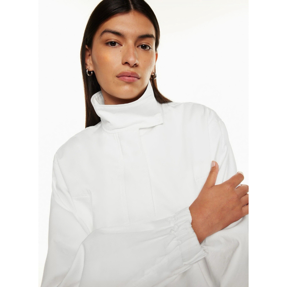 The Group Babaton Aritzia Granados Utility Jacket Chest Pockets White Sz. S - Picture 2 of 13